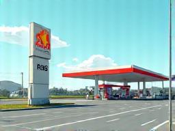 Tankstelle an der Autobahn